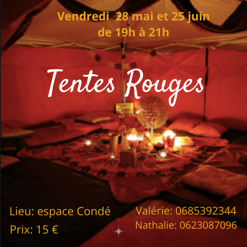 tente rouge femmes